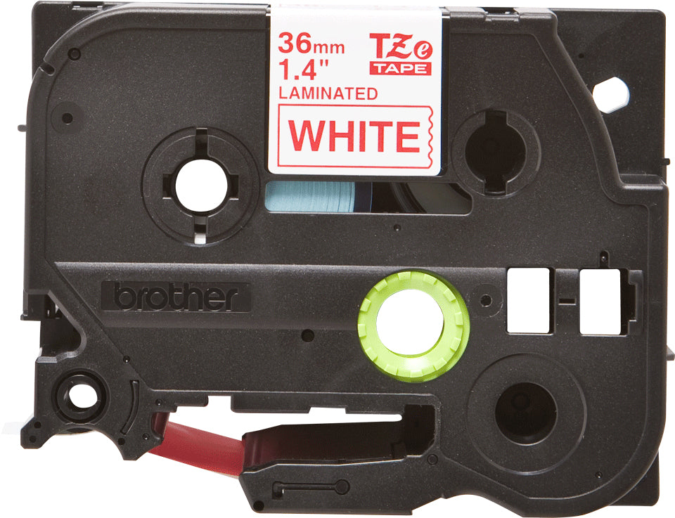 Brother TZE-262 DirectLabel red on white Laminat 36mm x 8m for Brother P-Touch TZ Labels