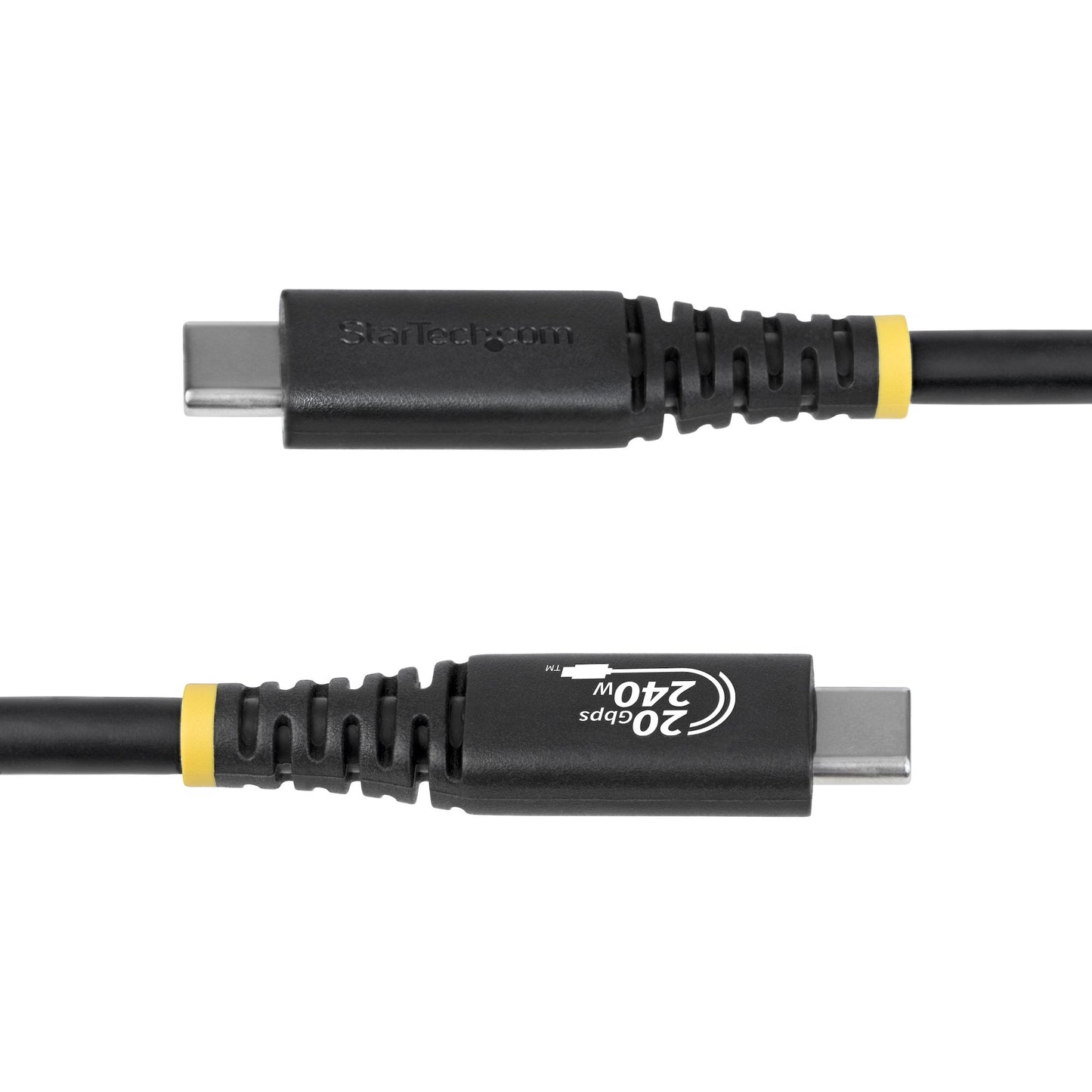 StarTech.com 2m (6ft) USB4 Cable, 20Gbps, USB-IF Certified USB-C Cable, 240W PD EPR