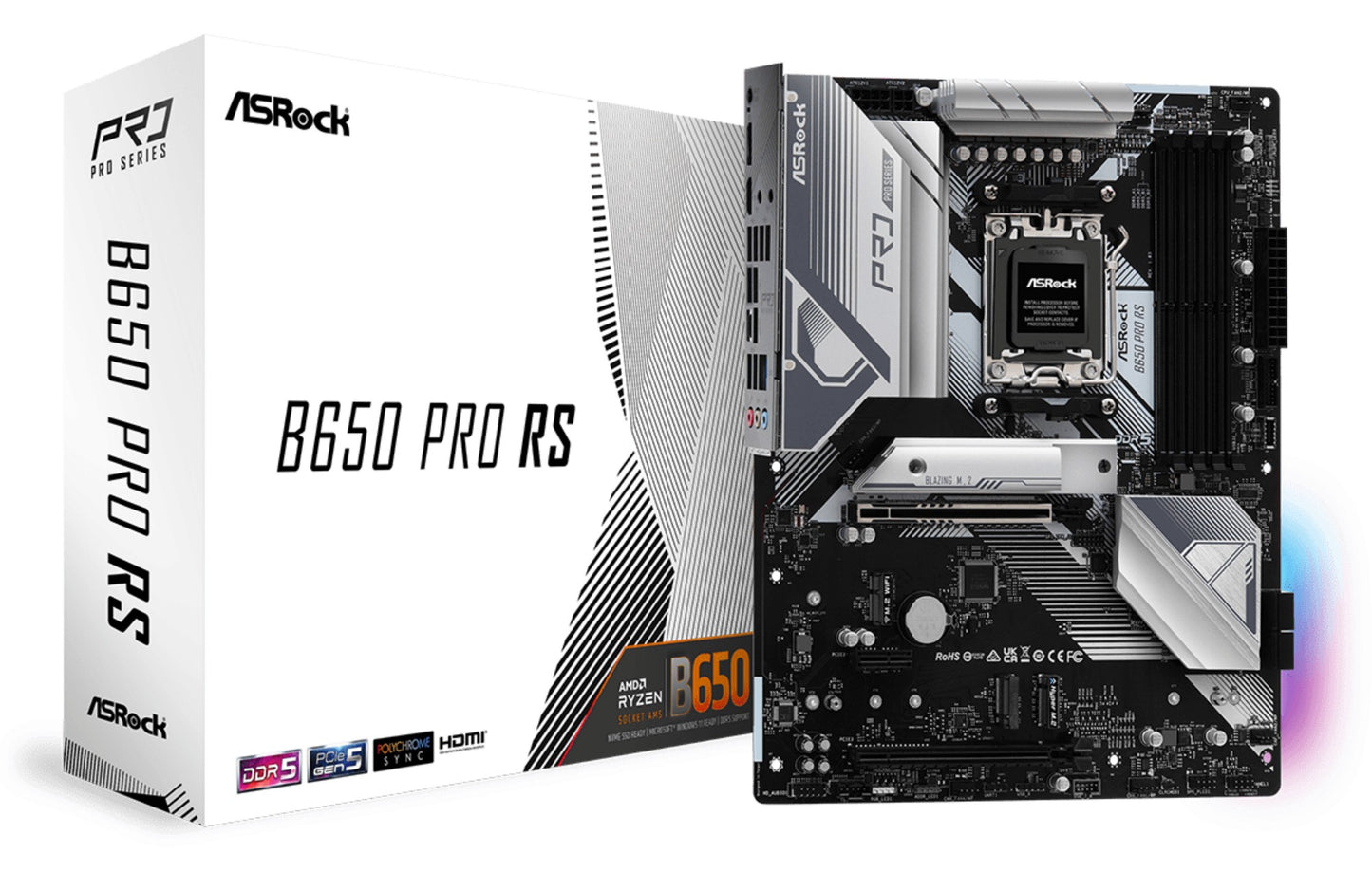 Asrock B650 Pro RS AMD B650 Socket AM5 ATX Motherboard
