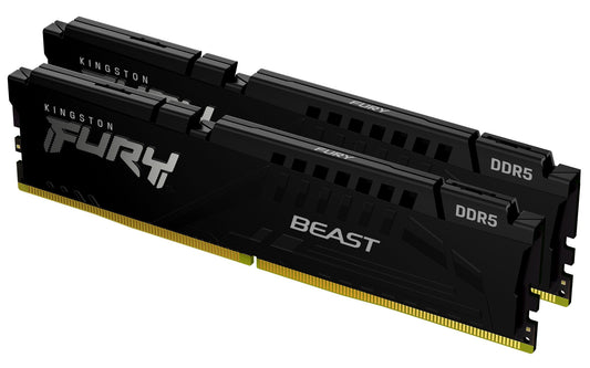 Kingston Technology FURY Beast 16GB DDR5 6000MT/s CL36 Desktop RAM (BBEK216)