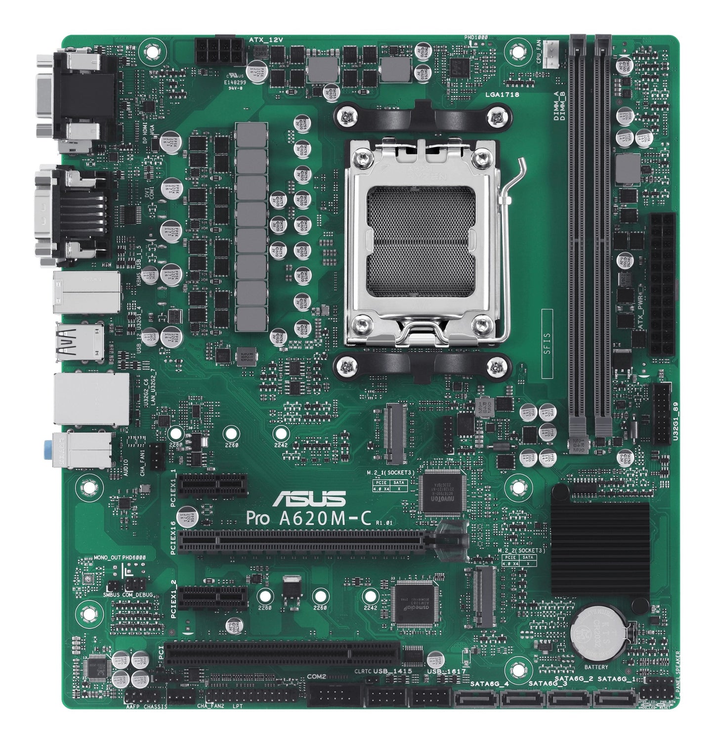 ASUS PRO A620M-C-CSM AMD A620 Socket AM5 micro ATX Motherboard