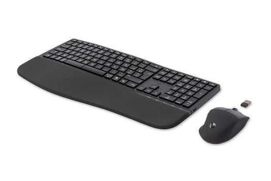 HP 680 Comfort Dual-Mode Wireless Keyboard & Mouse Combo (Black)