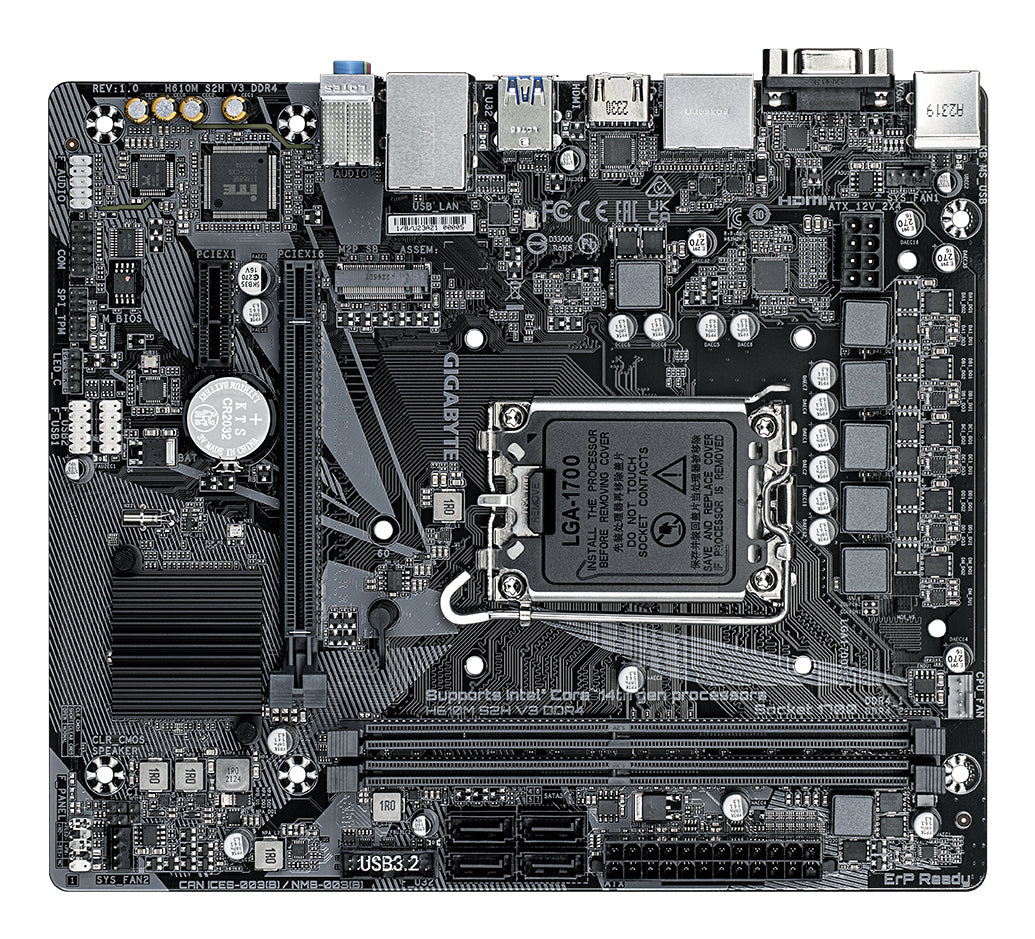 Gigabyte H610M S2H V3 DDR4 Motherboard