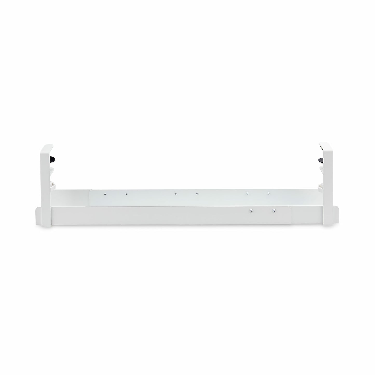 StarTech.com Under Desk Cable Management Tray, Length Adjustable Cable Organizer (White)