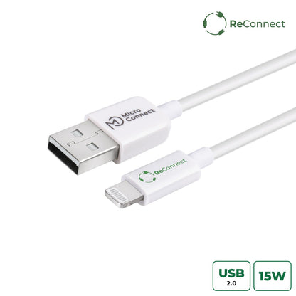 Microconnect ECO-LIGHTNING0.5 lightning cable 0.5 m White