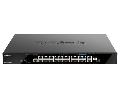 D-Link 28-Port Gigabit Stackable POE+ Smart Switch