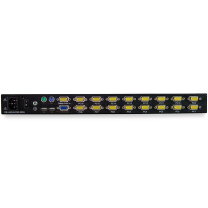 StarTech.com 16 Port Rackmount KVM Console w/ 6ft Cables - Integrated KVM Switch w/ (NS1716K)