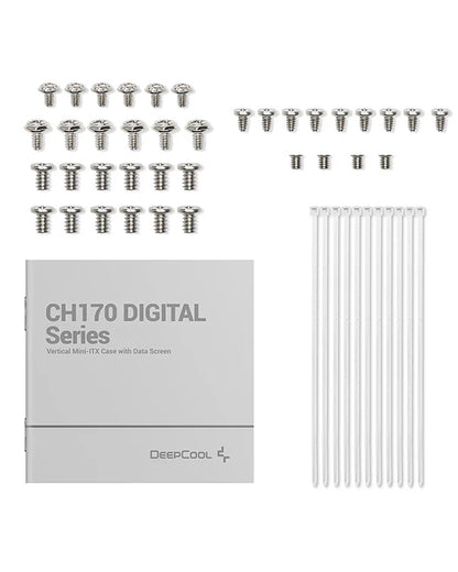 DeepCool R-CH170-WHNPI0D-G-1 computer case Tower White