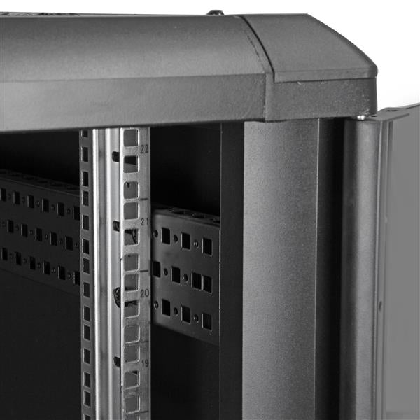 StarTech.com 22U Enterprise-Grade Flat Pack Server Rack Cabinet, 19in Enclosed