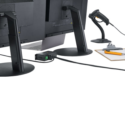 StarTech.com 7-Port USB 2.0 Hub - Metal Industrial USB-A Hub with ESD Protection &