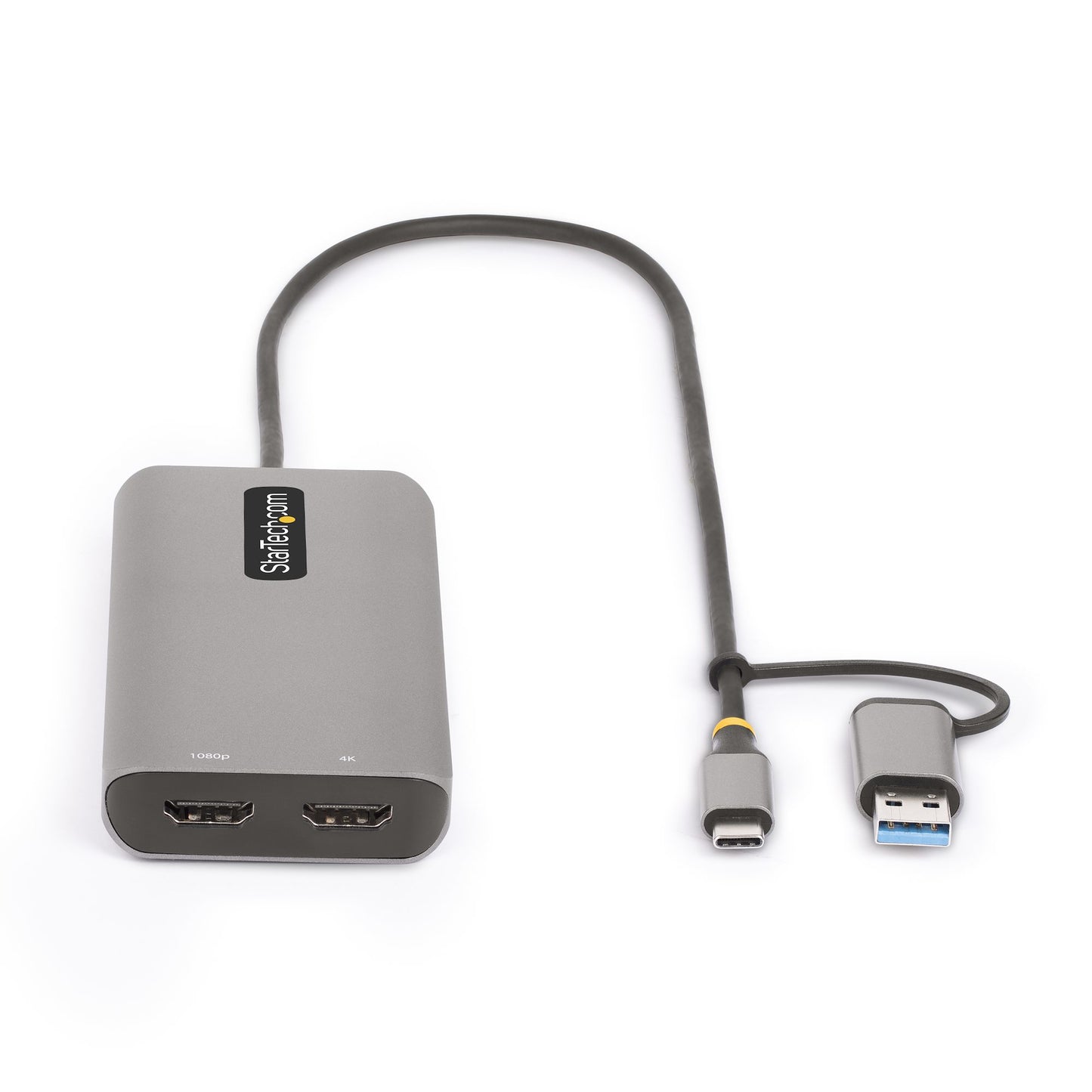 StarTech.com Multiport Adapter w/Attached USB-C Docking Station