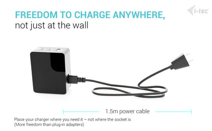 i-tec 100W Intelligent Multiport USB Charger