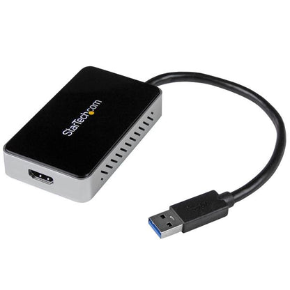 StarTech.com USB 3.0 to HDMI Adapter w/ 1x USB, USB to HDMI Monitor Converter for Hub