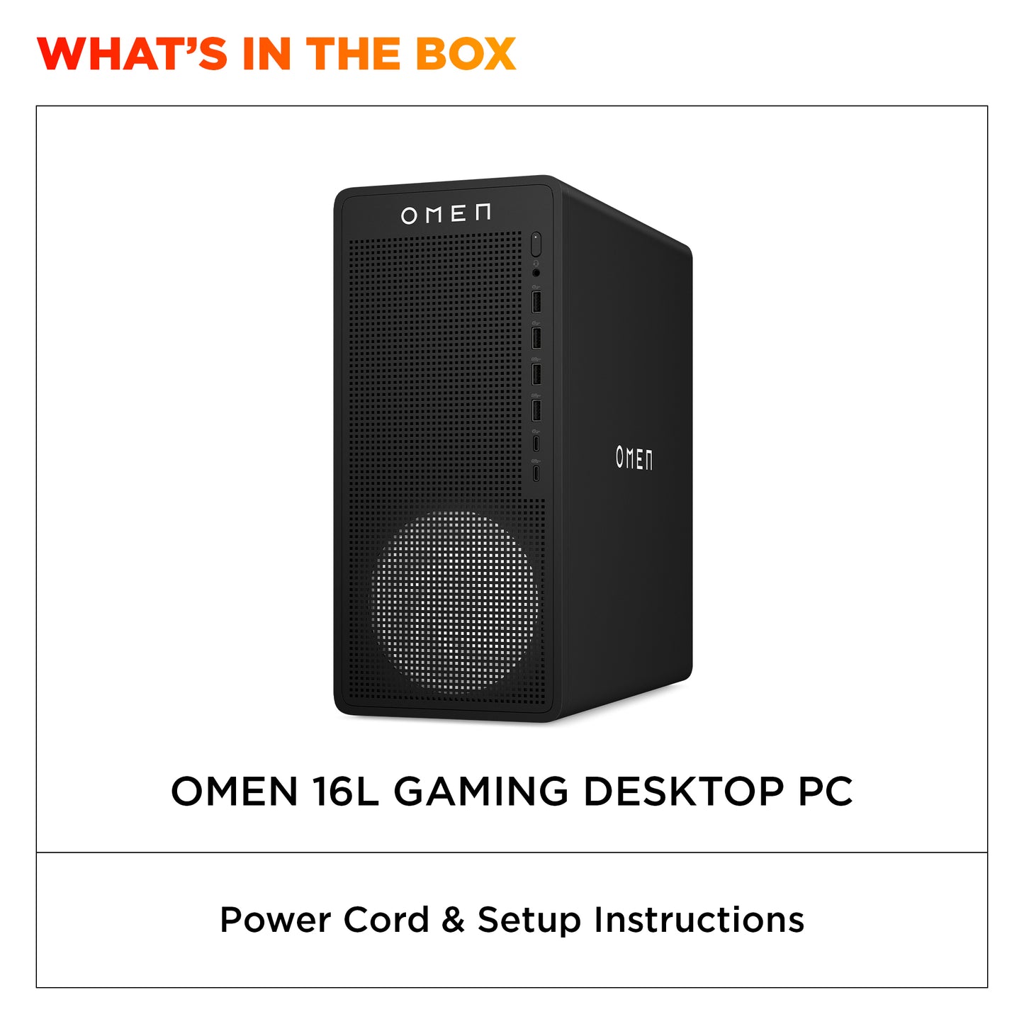 HP OMEN 16L TG03-0007na Ryzen 5 8500F 16GB 1TB SSD NVIDIA GeForce RTX 5060 Tower PC