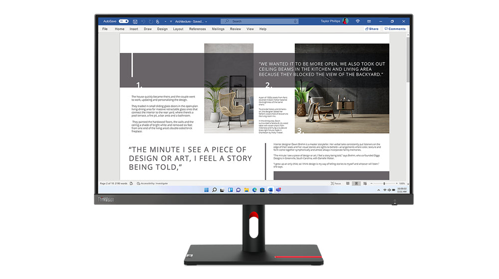 Lenovo ThinkVision S27i-30 27" Full HD IPS 100Hz Monitor