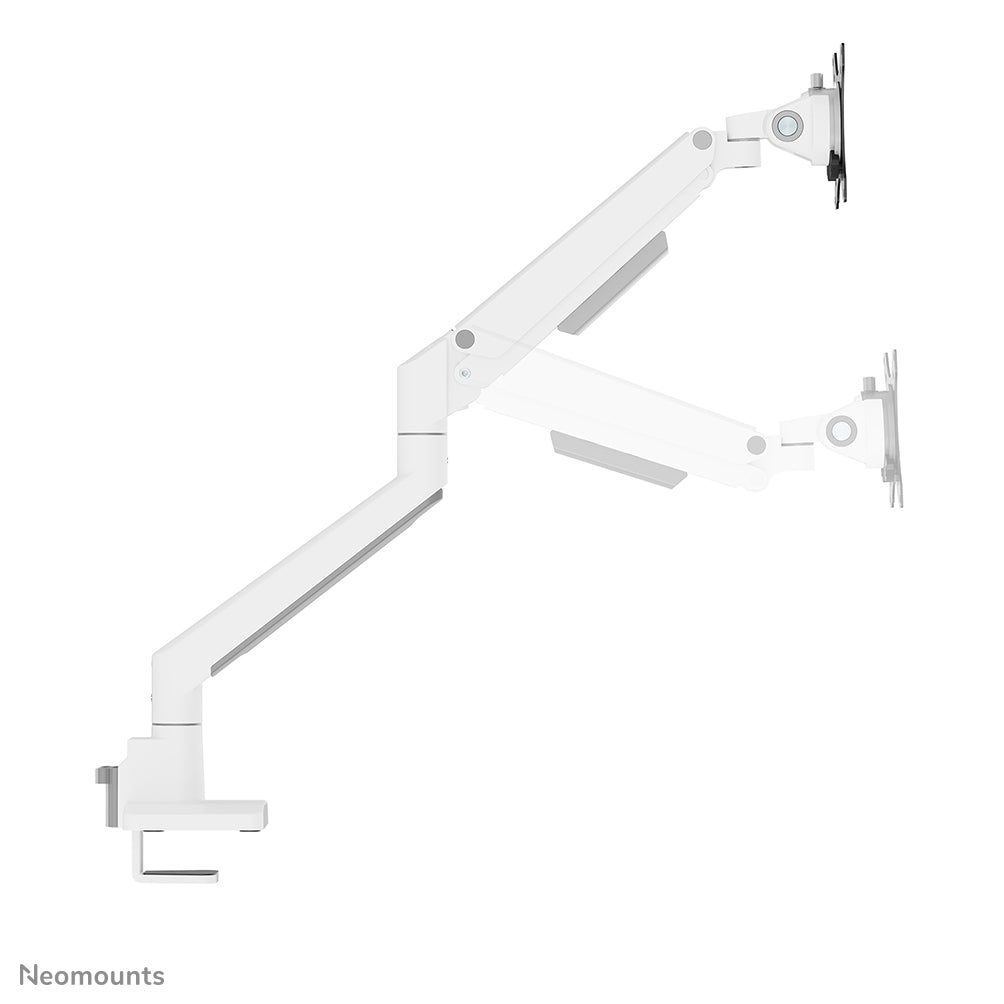 Neomounts DS70-250WH1 Monitor arm 17-35" - gas spring - Topfix - 180°-stop