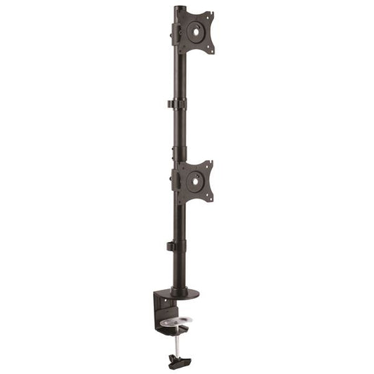StarTech.com Desk-Mount Dual Monitor Mount, Vertical, Steel - For up to two 27" or