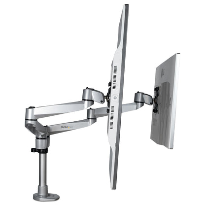 StarTech.com Desk Mount Dual Monitor Arm - Premium Articulating Monitor Arm - up to