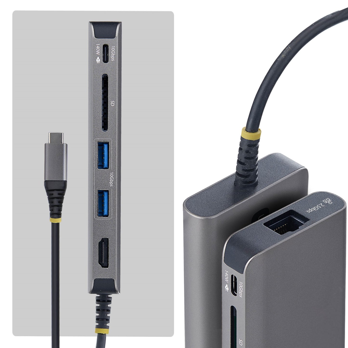 StarTech.com Multiport Adapter USB-C Docking Station 140W
