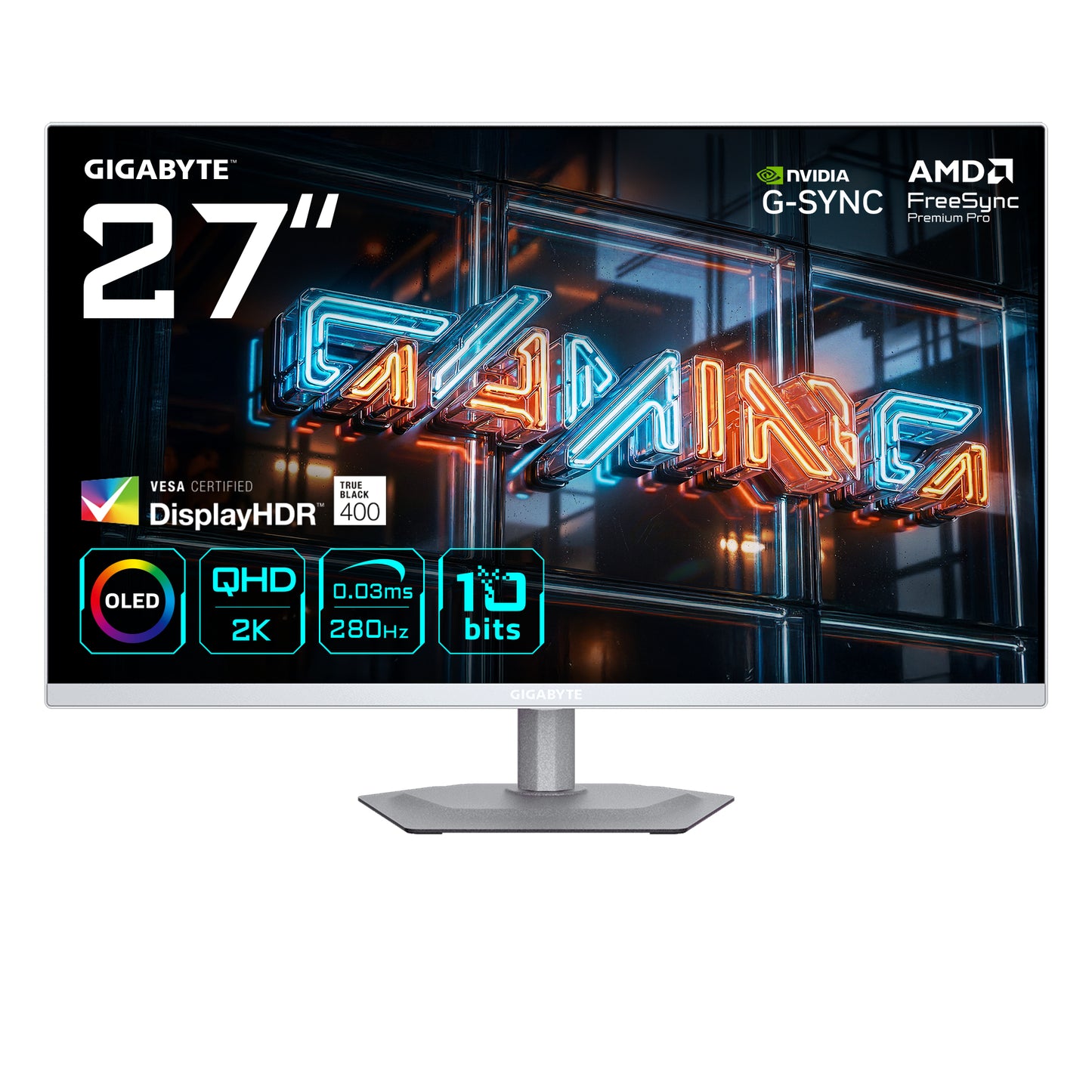 Gigabyte MO27Q2A ICE 27" QHD OLED 280Hz Monitor