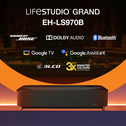 Epson Lifestudio Grand Plus EH-LS970B - Metallic black Projector