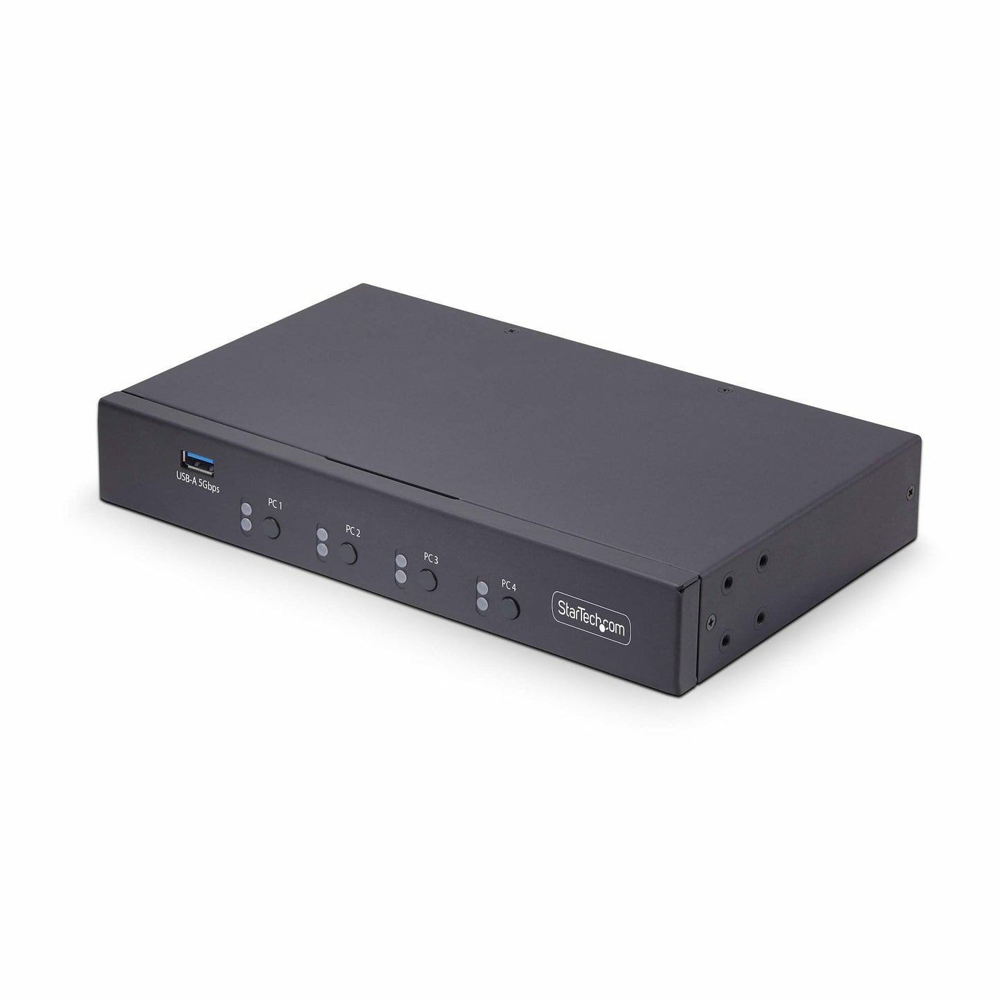 StarTech.com 4-Port KM Switch with Mouse Switching, USB Switch for Keyboard/Mouse