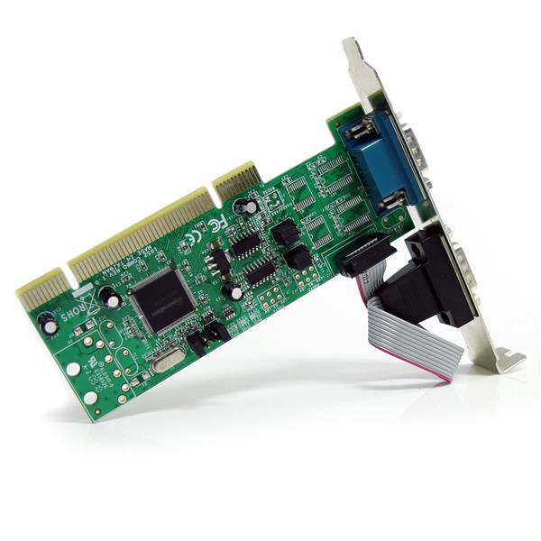 StarTech.com 2 Port PCI RS422/485 Serial Adapter Card with 161050 UART - TAA Hub
