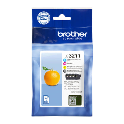 Brother LC-3211VALDR Ink Cartridge (200 pages, Brother DCP-J 772)