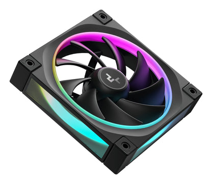 DeepCool FL12-3 in 1 Computer case Fan 12 cm Black 3 pc(s) Cooling