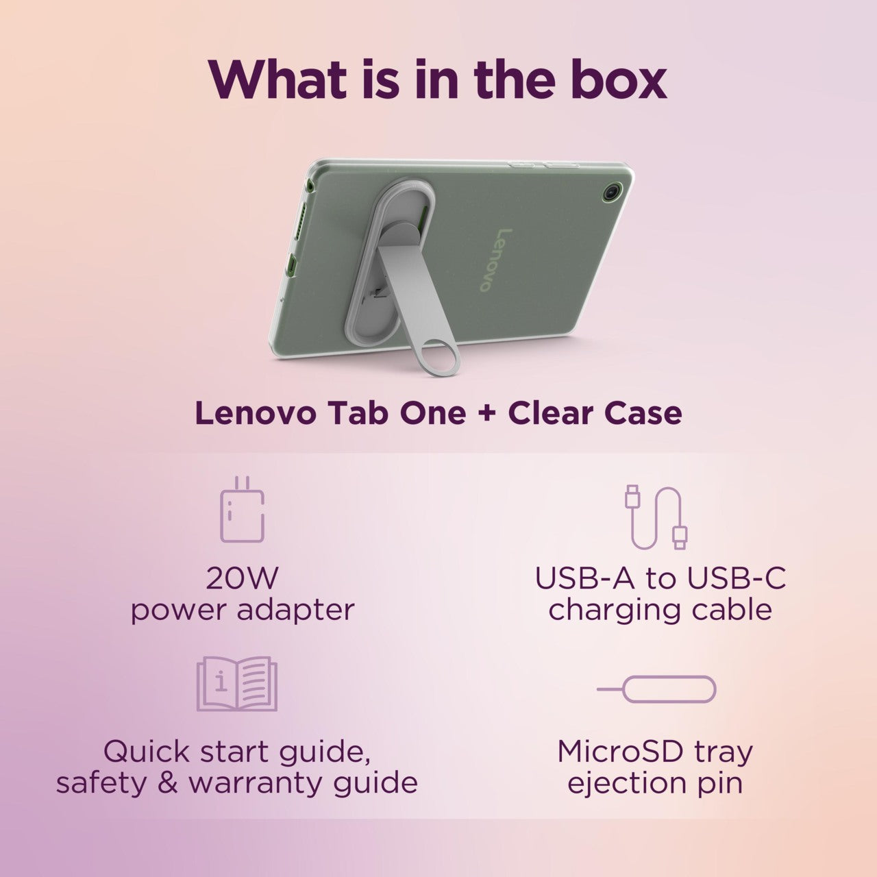 Lenovo Tab One Mediatek 64 GB 22.1 cm (8.7") 4 GB Wi-Fi 5 (802.11ac) Android 14 Grey Mobile Computer