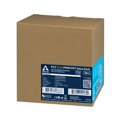 ARCTIC P12 Slim PWM PST Pressure-optimised 120 mm PWM Fan with integrated Y-cable Cooling