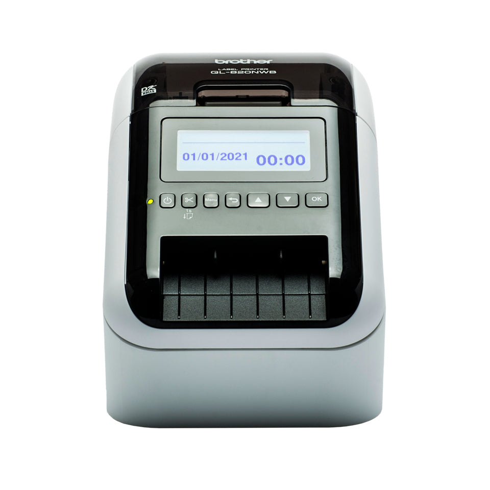 Brother QL-820NWBCVM label printer Direct thermal Colour 300 x 600 DPI 176 mm/sec