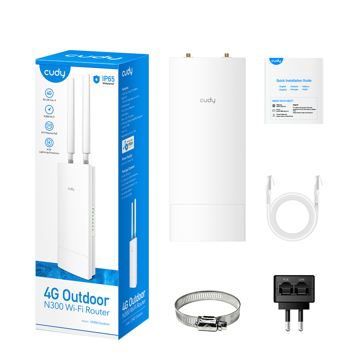 Cudy LT400 Router (White)