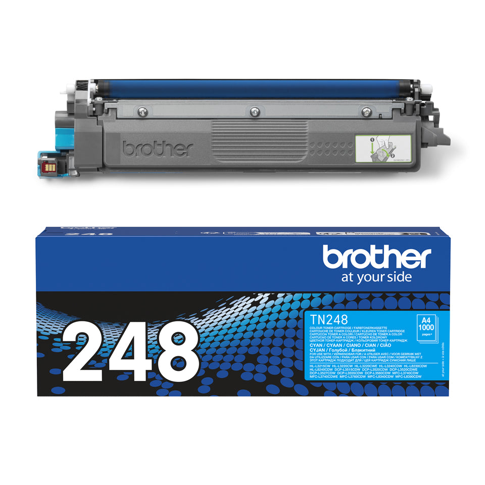Brother TN-248C Cyan Toner Cartridge (1K pages)
