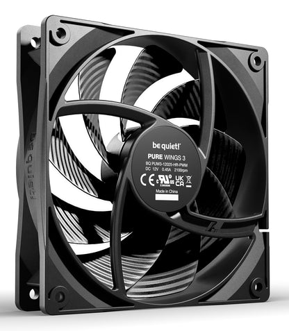 be quiet! Pure Wings 3 120mm | PWM high-speed Triple Pack Computer case Fan 12 cm Cooling