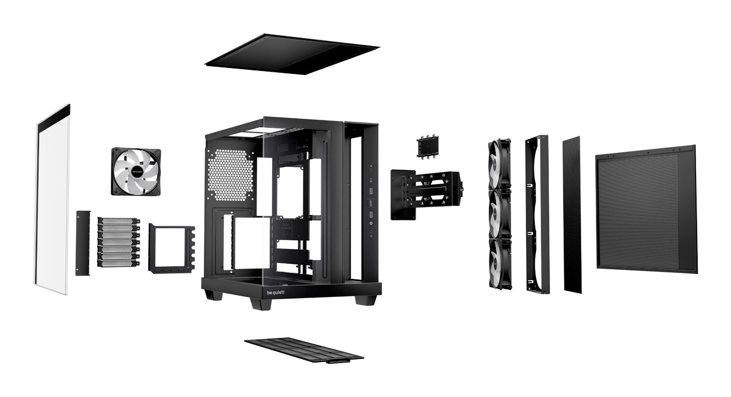 be quiet! Light Base 500 LX Black Midi Tower PC Case