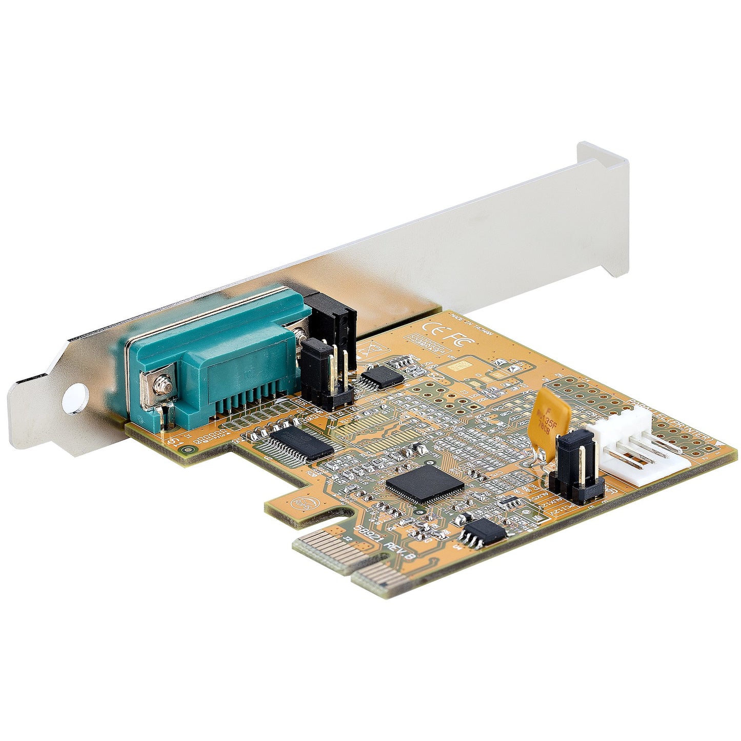 StarTech.com 1-Port PCI Express Serial Card, PCIe to RS232 (DB9) Serial Interface Hub
