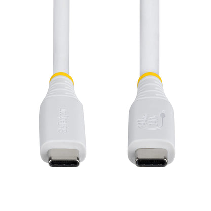 StarTech.com 1m (3ft) USB4 Cable, 40Gbps, USB-IF Certified USB-C Cable, 240W PD, 8K (White)