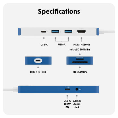 Targus HyperDrive White USB-C Docking Station 100W