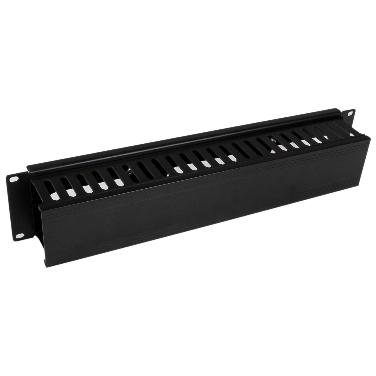 StarTech.com Horizontal 2U Server Rack Cable Management Finger Duct w/ Cover - 19"