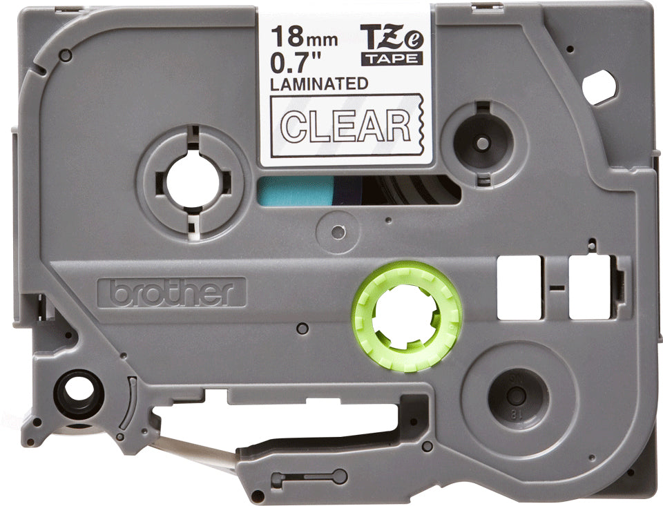 Brother TZE-145 DirectLabel white on Transparent 18mm x 8m for Brother P-Touch TZ Labels