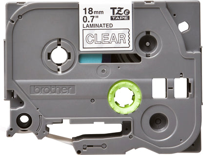 Brother TZE-145 DirectLabel white on Transparent 18mm x 8m for Brother P-Touch TZ Labels