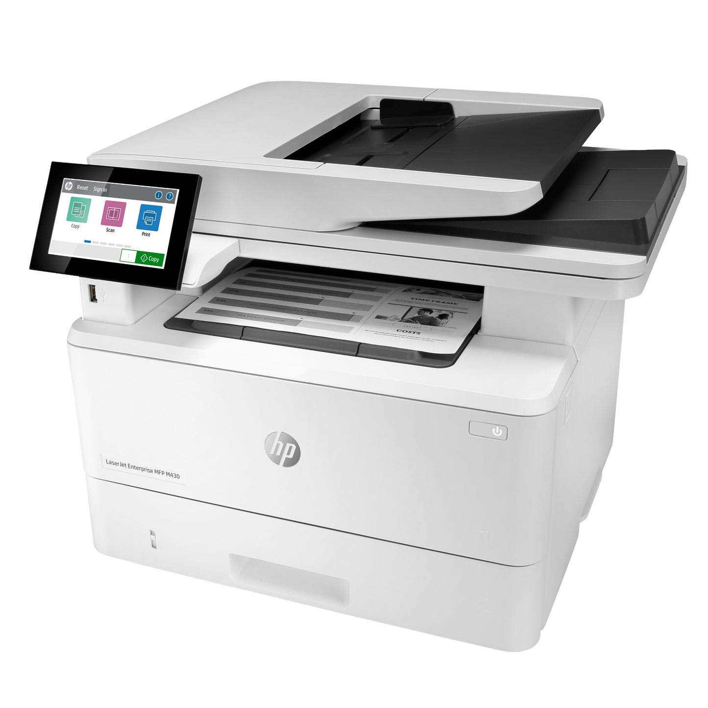 HP LaserJet Enterprise M430f Multifunction Black and white Printer, Ethernet Only