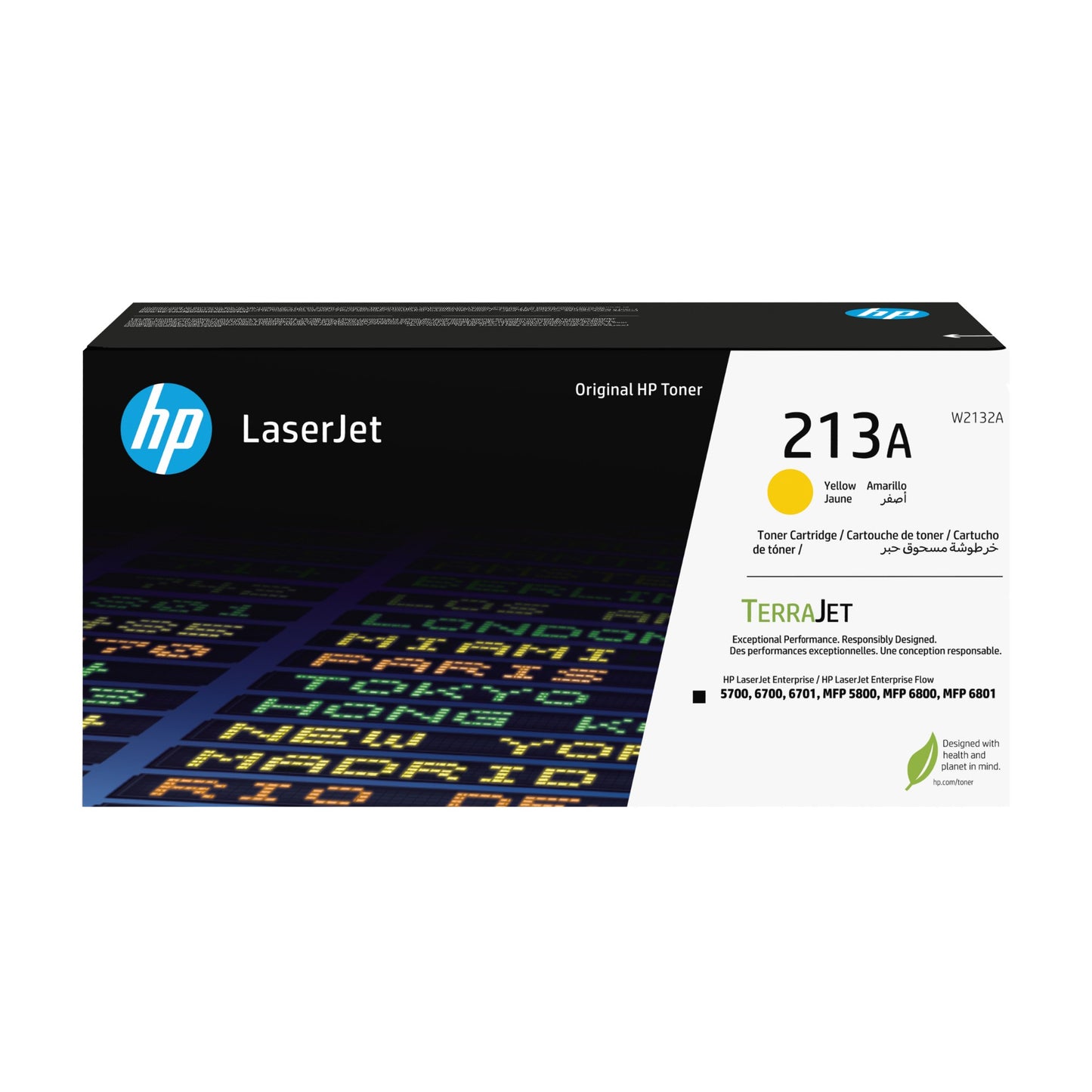 HP W2132A/213A Yellow Toner Cartridge (3K pages)