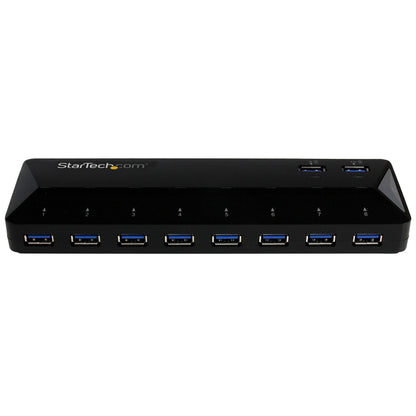 StarTech.com 10-Port USB 3.0 Hub with Charge and Sync Ports - 5Gbps - 2 x 1.5A Ports