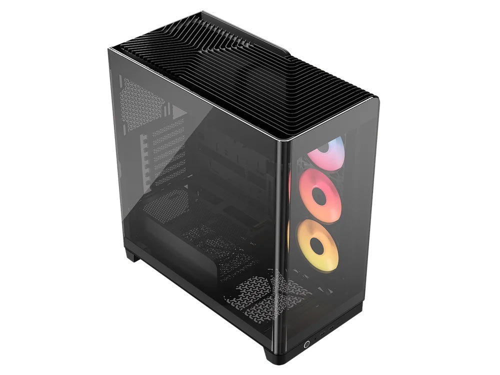 Corsair 4500X LX-R RGB Tempered Glass Mid-Tower, Black Midi Tower PC Case