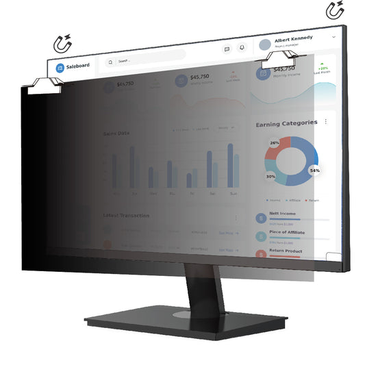 V7 PS215W9AM display privacy filter 54.6 cm (21.5") Monitor Frameless display Privacy Screen