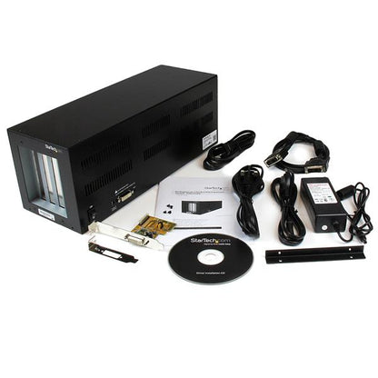 StarTech.com PCI Express to 2 PCI & 2 PCIe Expansion Enclosure System - Full Length Hub