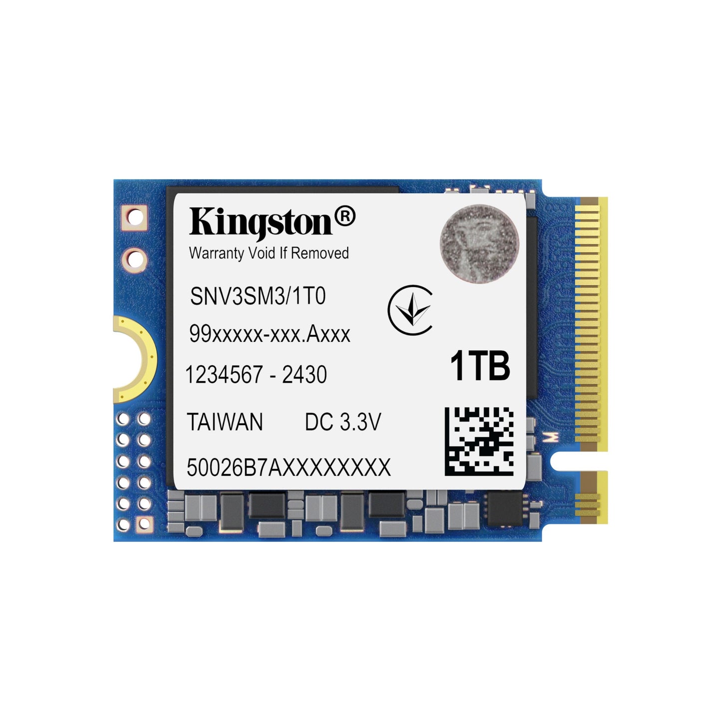 Kingston Technology SNV3SM3/1T0 1TB M.2 NVMe PCIe Gen4 SSD