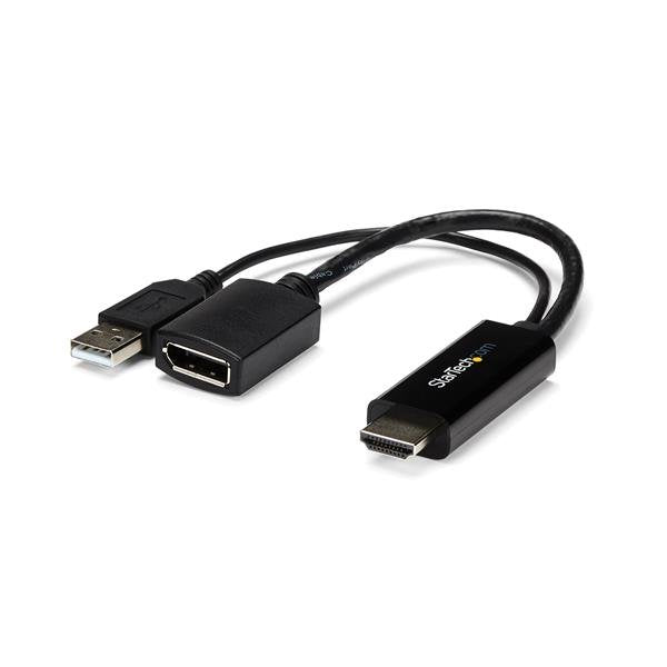 StarTech.com HDMI to DisplayPort Adapter - 4K 30Hz Cable